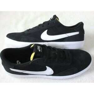 Nike Men's SB Heritage Vulc Classic Skate Shoes Black White Sizes NIB